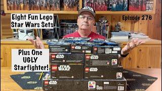 E276 Eight Lego Star Wars Sets Plus One Ugly Starship
