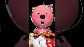 동결 건조 딸기 ASMR #잔망루피 #디저트asmr #먹방