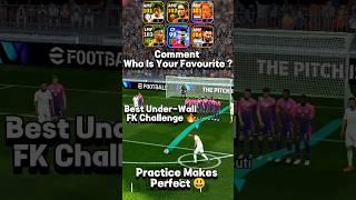 Efootball24 || Best Under-Wall Free-Kick Challenge  #shorts #youtubeshorts #efootball2023 #pes