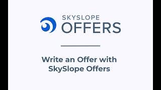 Write an Offer