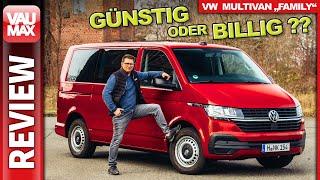 Preiswert oder billig? VW T6.1 Multivan Family im Test