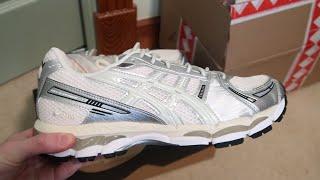 Kith x Asics Gel-Kayano 12.1 "Cream / Pure Aqua" Sneaker Unboxing