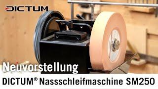 DICTUM Nassschleifmaschine SM250 - Vorstellung, Inbetriebnahme und Benutzung #dictum