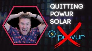 Should I leave Powur Solar? 1 year review.