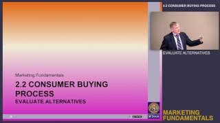 Topic 2.2 Consumer buying process - Evaluate alternatives