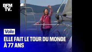 Elle fait le tour du monde à la voile en solitaire à 77 ans