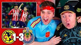 ESPAÑOLES REACCIONAN al AMÉRICA 1-3 CHIVAS | Vuelta SEMIFINAL Liguilla 2023