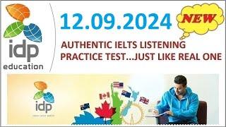 NEW BRITISH COUNCIL IELTS LISTENING PRACTICE TEST 2024 | 12.09.2024