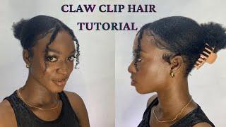 HOW TO: TRENDY CLAW CLIP HAIR TUTORIAL/ Sleek low bun