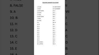 BURLINGTON VOLUME 1. Test-1 Glasciers Reading answers || SUMPUN IMMIGRATION