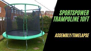 Sportspower Trampoline 10ft Assembly | Timelapse