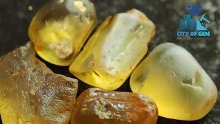 Ceylon Natural Chrysoberyl Rough Gemstones from City of Gem Ratnapura Sri Lanka