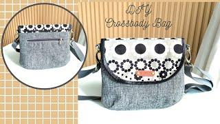 How To Make a Cute Crossbody Bag With Flap | How To Make a cute Small Crossbody Bag