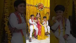 Mayun Bride with her Brothers viral video #mayun #bride #wedding #short #shorts#youtubeshorts #viral