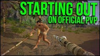 STARTING OUT ON THE NEW SERVERS! | ARK Official PvP - Ep.1