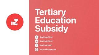 Tertiary Education Subsidy