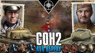 Anti-Tank Arty SAVES THE ALLIES!?!? | 4v4 White Ball Express | CoH2 Cast #172