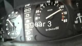 Close ratio gear set test Citroen Ax Sport low.wmv