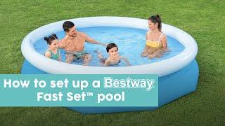 How to set up a Bestway Fast Set pool