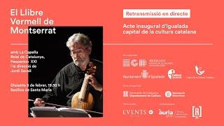 Acte inaugural d'Igualada capital de la cultura catalana