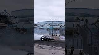 Mike Power drifting on the Long Beach streets