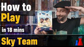 How to play Sky Team boardgame (all modules explained) - Peaky Boardgamer