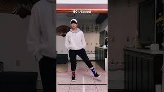 Spooky Scary Skeletons Footwork 50% Speed Tutorial #shorts