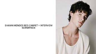 shawn mendes red carpet + interview scenepack