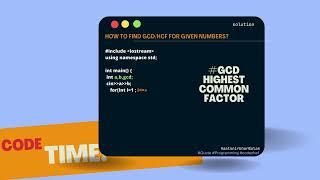 GCD code || HCF Code || || Programming || Hackerrank || #aatmnirbharBalak