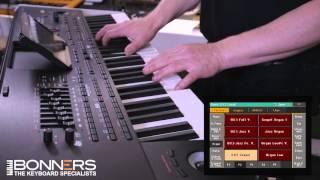 Korg PA4x Demo By Bonners Music Part 2 - Organ Sounds