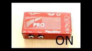 Redbox Pro - Hughes & Kettner - speaker tap and guitar cabinet simulator & DI Box