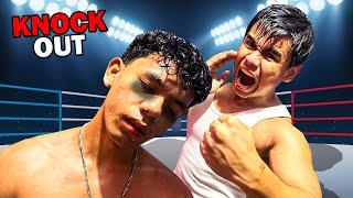 PALAKASAN sa GYM at BOXING ( ME VS BROTHER )