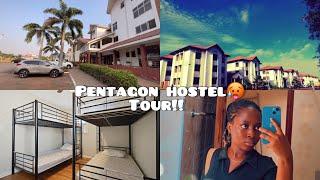 Pentagon Hostel tour!!🫶 | Rooms+Study Room&More…| University of Ghana Student Residential Tour