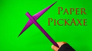 How To Make A Paper PICKAXE | Easy | Tutorial