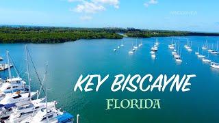 Key Biscayne Florida With Soft House Music, 4K Footage Of Crandon Park Marina, Cape Florida & More.