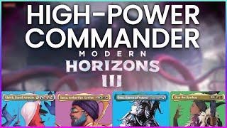 Modern Horizons 3 High Power Commander Gameplay! | Ulalek vs Disa vs Omo vs Satya