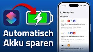 8 geniale iPhone Automationen für längere Akkulaufzeit 