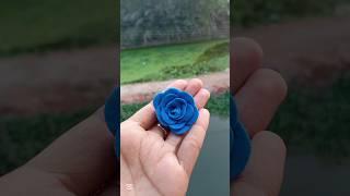 Blue Rose....#shortvideo #creativeclayideas #creativeclay #diy #diyart