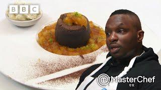 Dillian Whyte's Chocolate Fondant! | MasterChef UK