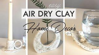 DIY HOME DECOR - Air Dry Clay - Simple and Effective