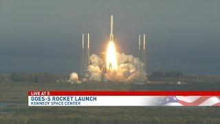 Complete GOES-S Launch coverage: Meteorologist Nick Stewart KGAN