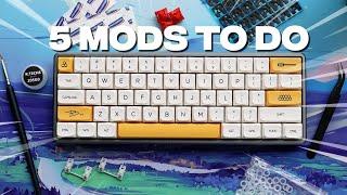 5 Keyboard Mods YOU Should Know! | UNDEFINED 61 Review