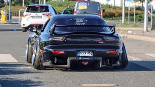 Mazda RX7 Compilation | Accelerations, Flames, Turbo Sounds, ...