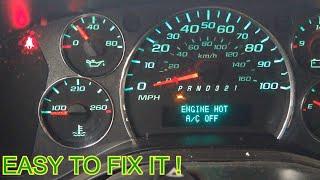 ENGINE HOT A/C OFF  (2012 Chevy expres -1500)