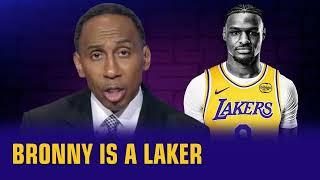 Stephen A. Smith says BRONNY JAMES is Trash (UNCUT VERSION)