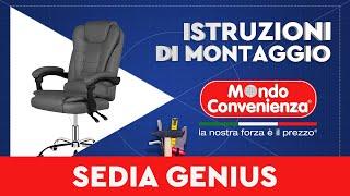 Istruzioni di Montaggio: Sedia da Ufficio Genius | Mondo Convenienza