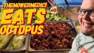 THEMOWERMEDIC1 EATS OCTOPUS FOR THE FIRST TIME #shorts #youtubeshorts