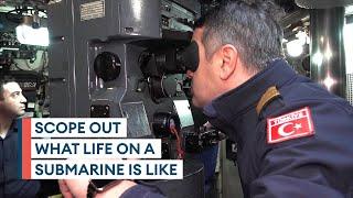 Behind the scenes on an attack submarine with Turkey's TCG Anafartalar