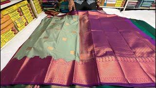 Chickpet Bangalore wholesale Silk sarees||lSingle saree courier available