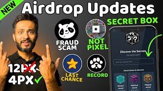 PANDAS Fraud Listing | NOT PIXEL Secret Word for Boxes | 12PX to 4PX on Not Pixel | Major Airdrop